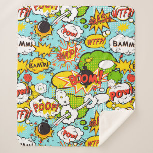 Cobertor Sherpa Pop Art