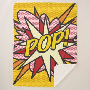 Cobertor Sherpa Pop de Tendência Moderna de Típicos