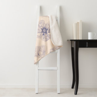 Cobertor Sherpa Poppy Grande Botânico