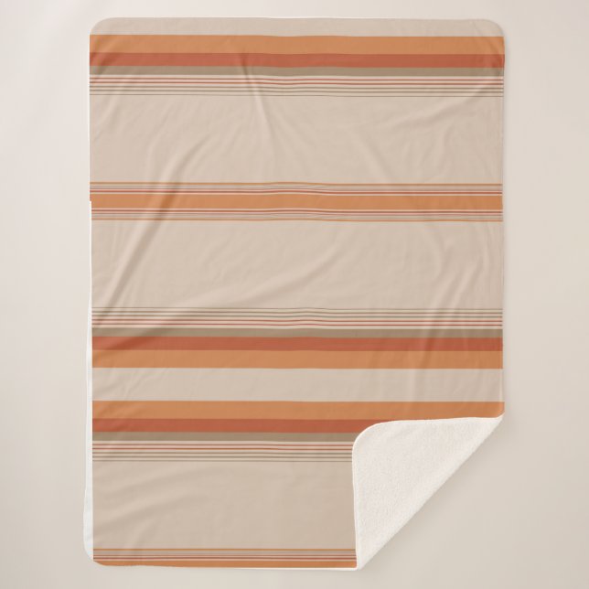 Cobertor Sherpa pôr do sol costeiro (Frente)