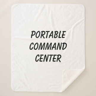 Cobertor Sherpa Portable command center blanket