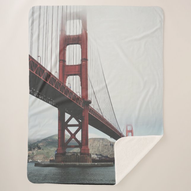 Cobertor Sherpa PORTAGEM DO ouro (Frente)