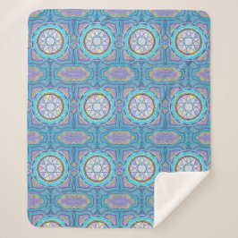 Cobertor Sherpa Portal Geométrico Celestial | Mystical Mandala