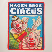 poster de 1950 Hagen Brothers Circus