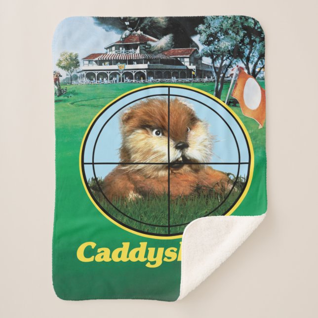 Cobertor Sherpa Poster de Caddyshack (Frente)