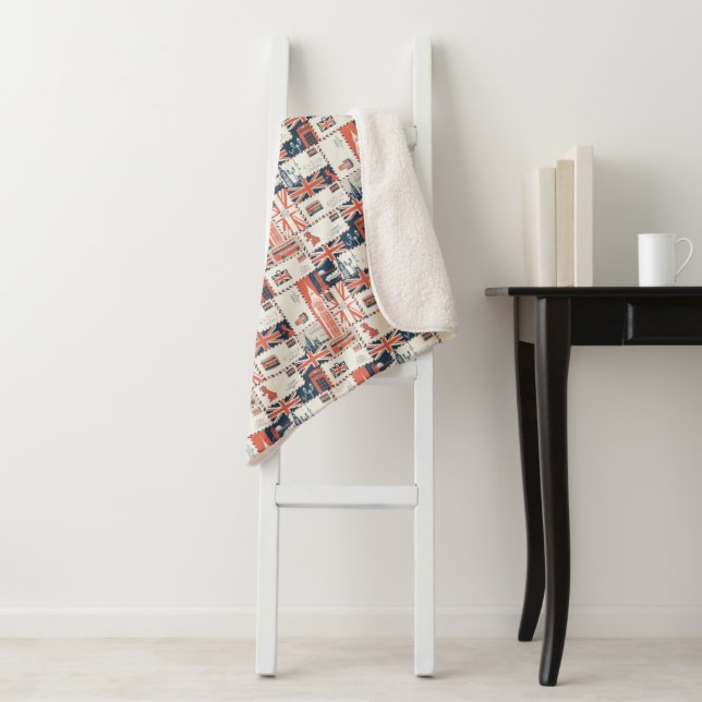 Cobertor Sherpa Posto London Sherpa Blanket (In Situ)