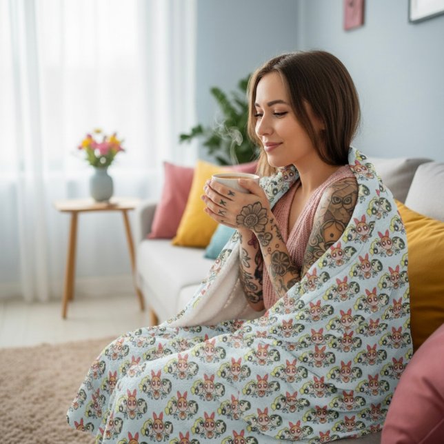 Cobertor Sherpa powerpuff girls Sherpa Blanket (Criador carregado)