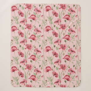 Cobertor Sherpa Prados de flores impressões