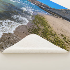 Cobertor Sherpa Praia em Puerto Piramides, Argentina