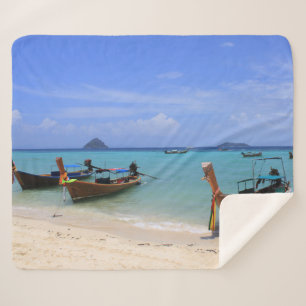 Cobertor Sherpa praia tropical