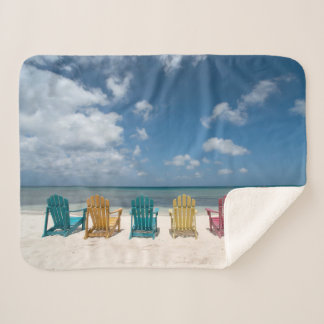 Cobertor Sherpa Praias Tropicais | Palm Beach, Aruba