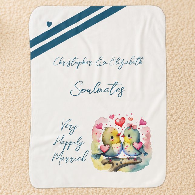 Cobertor Sherpa Presente de aniversário de casamento para marido a (Criador carregado)