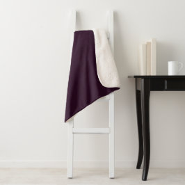 Cobertor Sherpa Presente de decoração roxa para casa