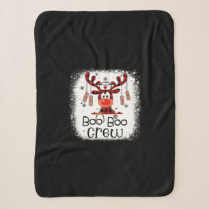Cobertor Sherpa Presente de Enfermeira   Boo Boo Crew
