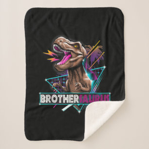 Cobertor Sherpa Presente Para Irmão Da Família Dinossauro Brothe