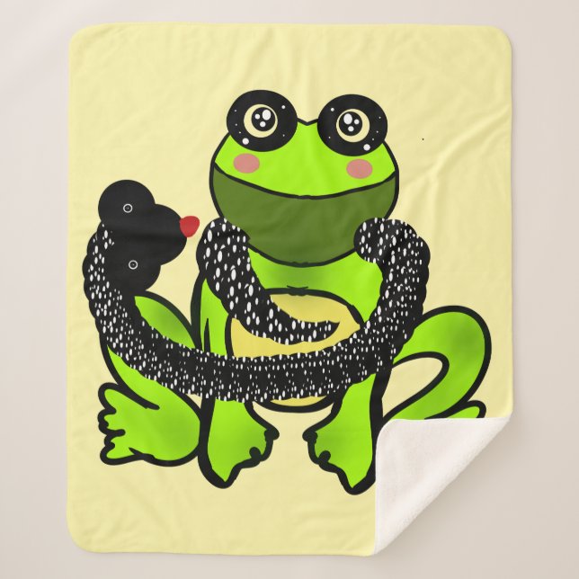 Cobertor Sherpa Presente Personalizado da Amizade (Frente)