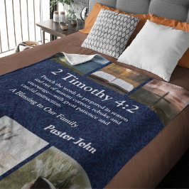 Cobertor Sherpa Presentes de Natal Únicos Personalizados para Past