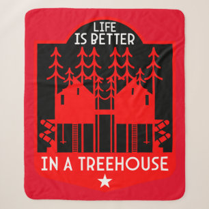 Cobertor Sherpa Presentes De Treehouse Playhouse E Roupa