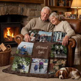 Cobertor Sherpa Presentes Personalizados para Casais de Pais Mais 