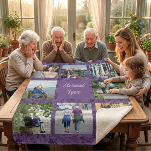 Cobertor Sherpa Presentes Personalizados para Casais Pais Mais Ant