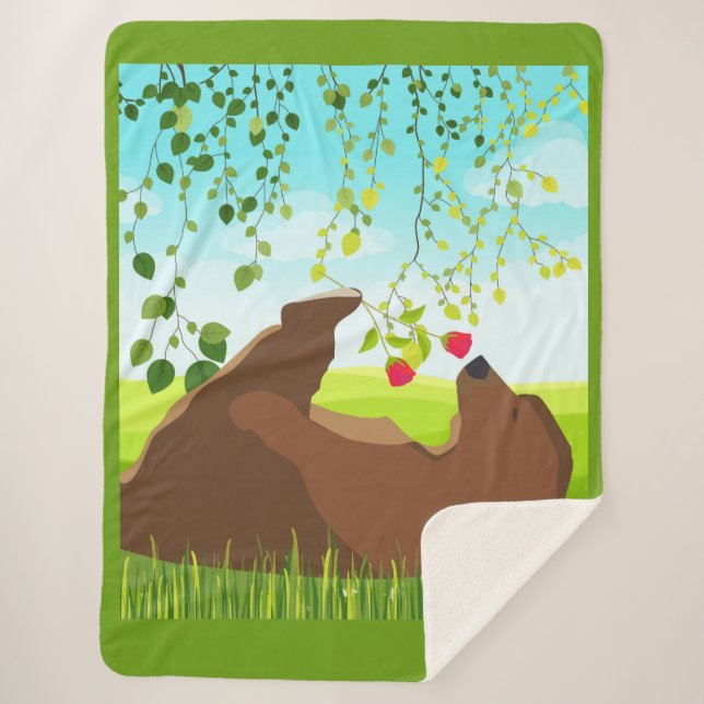 Cobertor Sherpa Primavera (Frente)