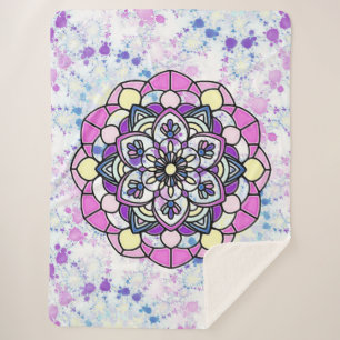 Cobertor Sherpa Primavera Mandala Sherpa Blanket
