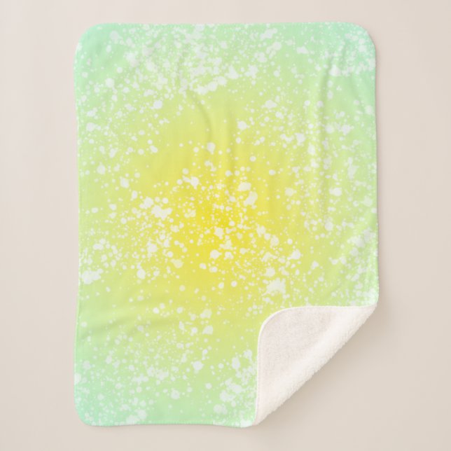 Cobertor Sherpa Primavera Splatter (Frente)