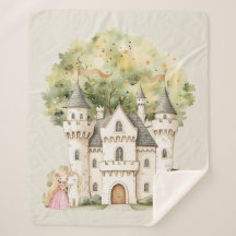 Princesa Caprichosa Conto de Fadas Aquarela