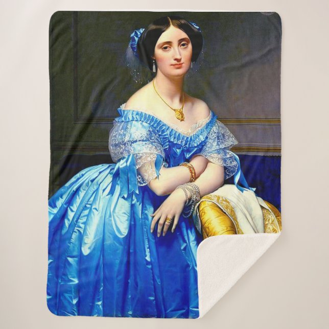Cobertor Sherpa Princesse de Broglie (Frente)