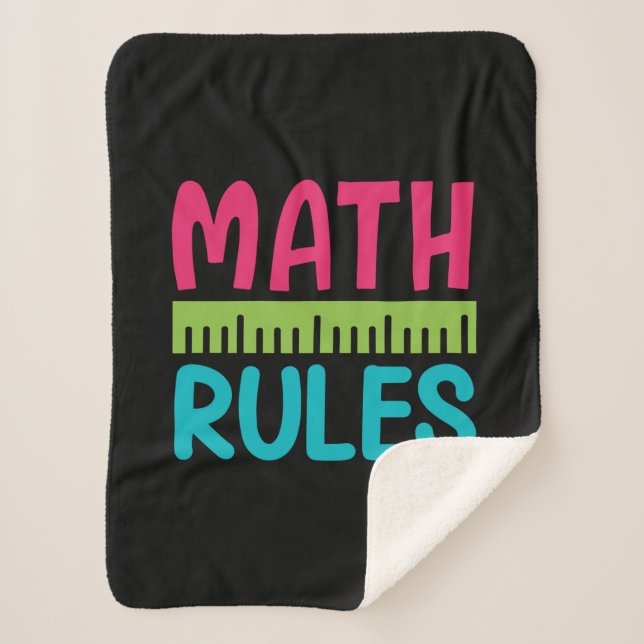 Cobertor Sherpa Professor de presentes | Normas matemáticas (Frente)