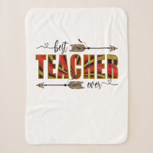 Cobertor Sherpa Professora Arte Melhor Professora Evers