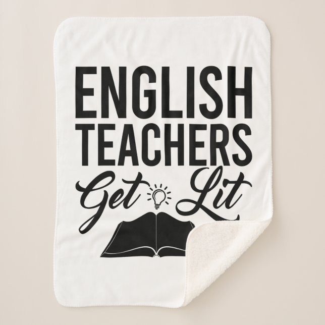 Cobertor Sherpa Professores Ingleses Ficam Lutados (Frente)