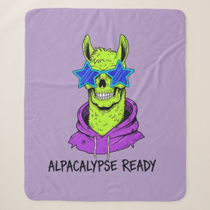 Cobertor Sherpa Pronto para o Alpaca-lipse