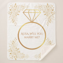 Proposta de Casamento de Nome Personalizado em Abe