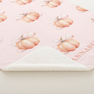 Cobertor Sherpa Pumpkin rosa Arco