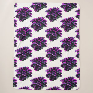 COBERTOR SHERPA PURPLE CALATHEA