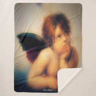 Cobertor Sherpa Putti Angel