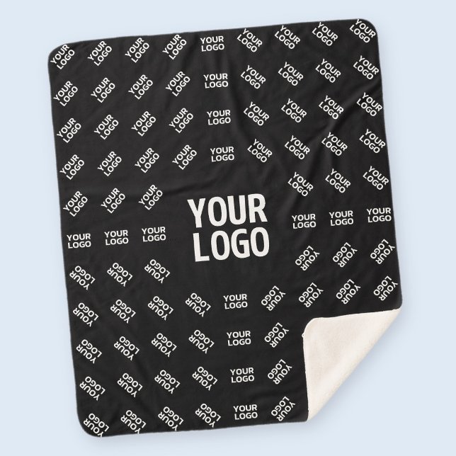 Cobertor Sherpa Qualquer Design de imagem ou logotipo carregado |  (Criador carregado)