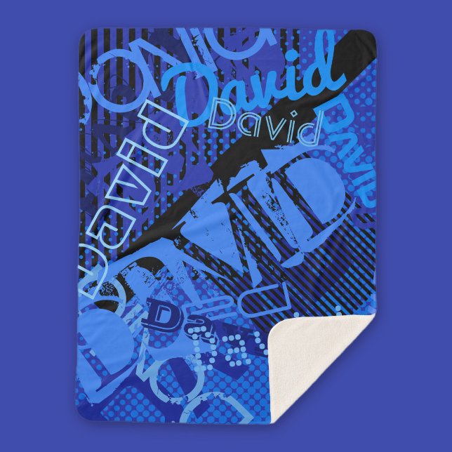 Cobertor Sherpa Qualquer Nome Personalizável Criativo (Criador carregado)