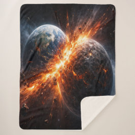Cobertor Sherpa Quando Dois Planetas Colidem
