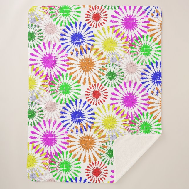 Cobertor Sherpa Quebra da Flor Distante (Frente)