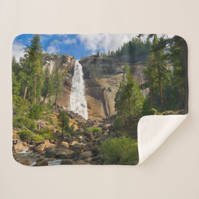 Cobertor Sherpa Quedas | Parque Nacional Yosemite (Frente (Horizontal))
