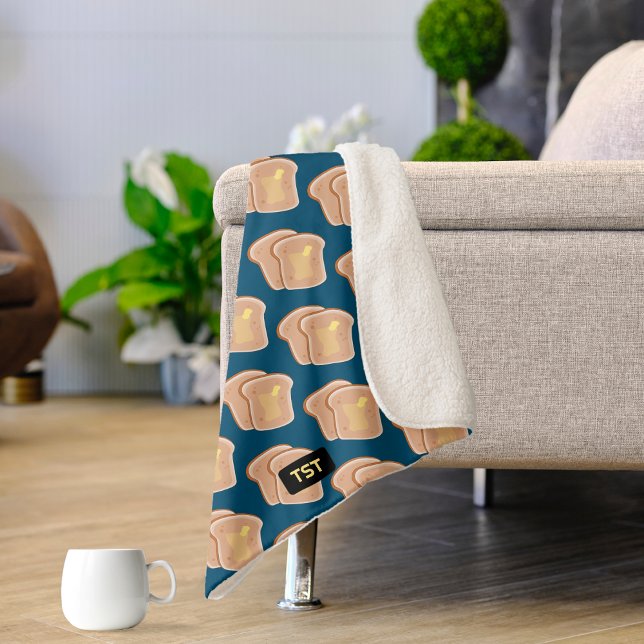 Cobertor Sherpa Quente como torrada - 2 fatias com manteiga - suas (Criador carregado)