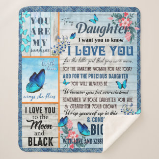 Cobertor Sherpa Quero que saibas que te amo, que és o meu Sol