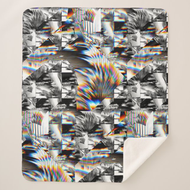 Cobertor Sherpa Rainbow Assault  Sherpa Blanket (Frente)