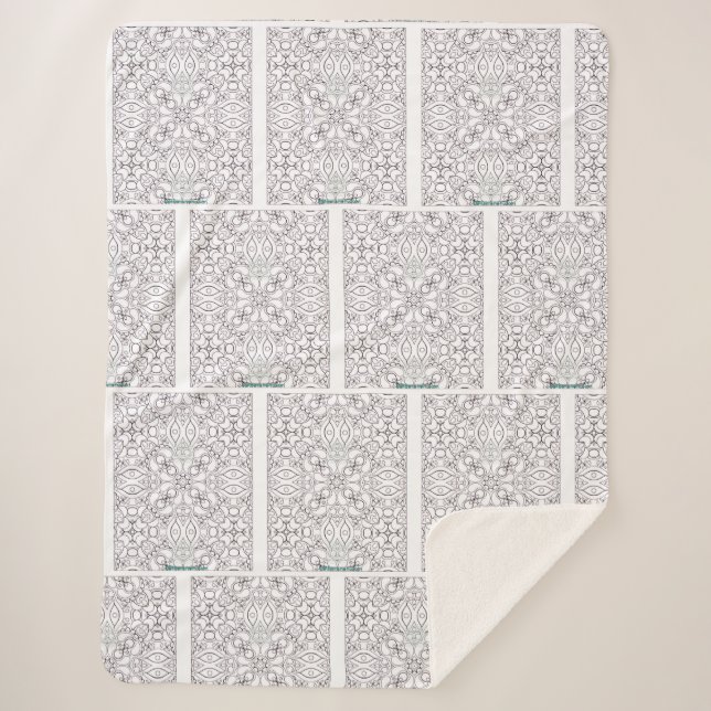 Cobertor Sherpa Rainbow Sherpa Blanket (Frente)