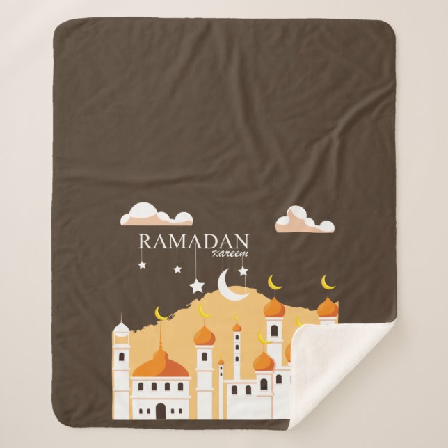 Cobertor Sherpa Ramadan Kareem (Frente)