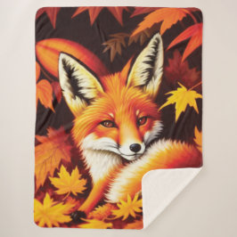 Cobertor Sherpa Red Fox Sherpa Blanket