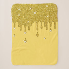 Cobertor Sherpa Reduzir o Efeito Dourado da Glitter e as Sparkles