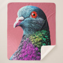Regal Pigeon Majestade Vivid Realista Bird Retrato